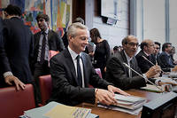 Le ministre de l'Économie, Bruno Le Maire, lors de la présentation du budget 2018.