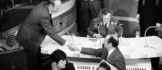 Valery Giscard d'Estaing et Francois Mitterrand, ici en 1974, chantres de la reforme, de droite puis de gauche.