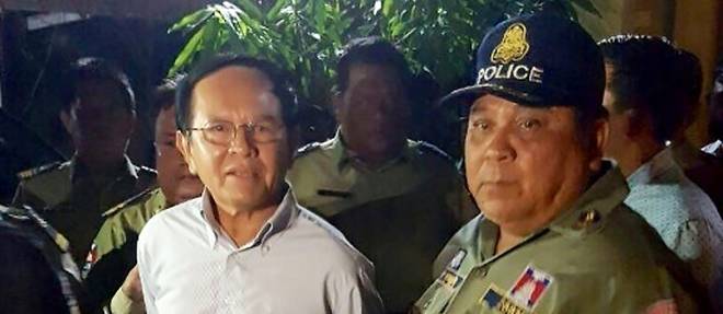 Cambodge: arrestation du chef de l'opposition, fermeture d'un journal independant