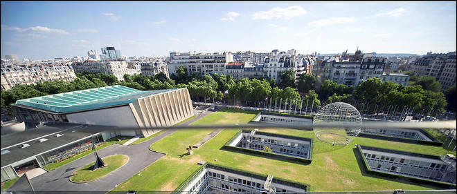 Le siege de l'Unesco a Paris. 