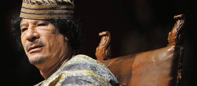 Le colonel Muammar Kadhafi, ici le 12 juilllet 2009 a Rome. 