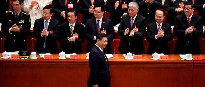 Xi Jinping a &#233;t&#233; applaudi lors de l'ouverture du congr&#232;s du Parti communiste chinois.