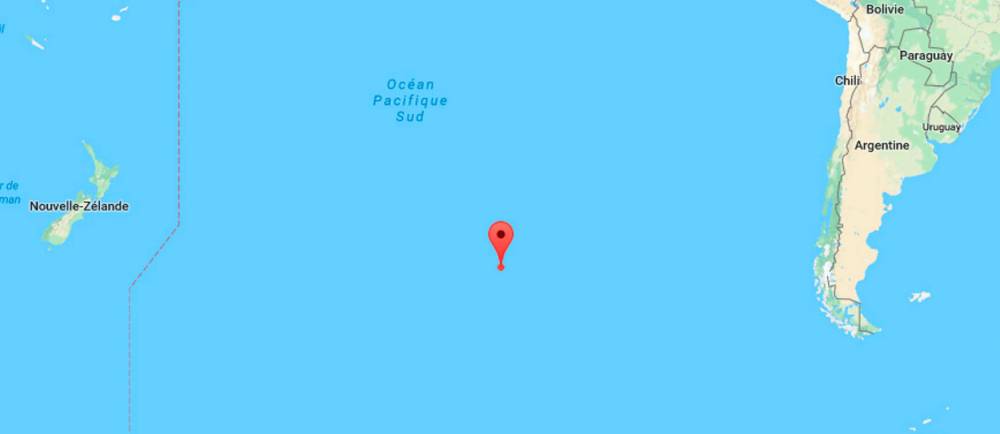 Point Nemo ©  Capture d'écran / Google Maps 2017