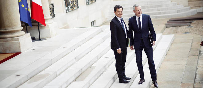 G&#233;rald Darmanin, ministre de l'Action et des Comptes publics, et Bruno Le Maire, ministre de l'&#201;conomie.&#160;