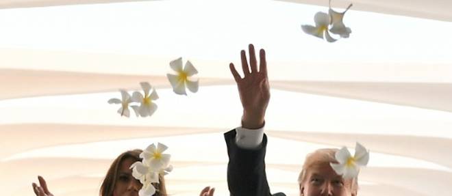 Donald Trump a Pearl Harbor, en route pour l'Asie