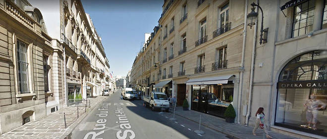 La rue du Faubourg-Saint-Honor&#233; &#224; Paris. La proximit&#233; de l'&#201;lys&#233;e en fait pourtant l'une des rues les plus surveill&#233;es de la capitale.