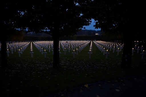 11 novembre: les tombes de 3.500 soldats americains illuminees dans la Meuse