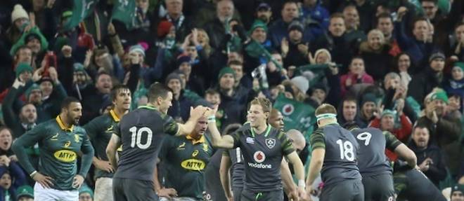 Rugby: l'Afrique du Sud humiliee en Irlande