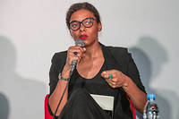 Nadia Yala Kisukidi  lors des Ateliers de la pensée à Dakar en novembre 2017.