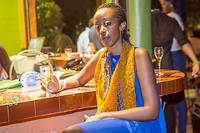 Le maître mot d'Olivia Rutazibwa, ici au bar de l'hôtel 