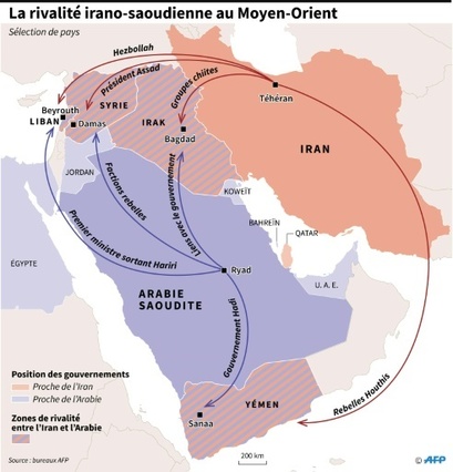 Cinq questions sur la "guerre froide" entre l'Arabie et l'Iran