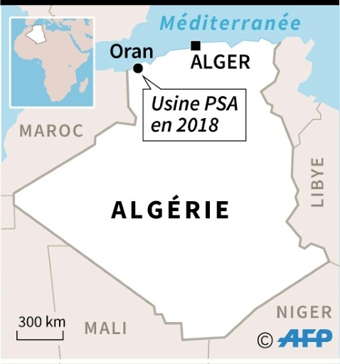 Usine PSA en Algérie © Laurence SAUBADU AFP