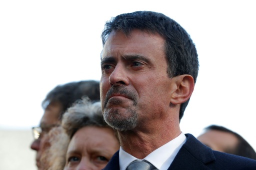 L'ex-Premier ministre Manuel Valls assiste à une cérémonie d'hommage aux victimes des attentats du 13 novembre 2015, le 13 novembre 2017 à Paris © PHILIPPE WOJAZER POOL/AFP/Archives