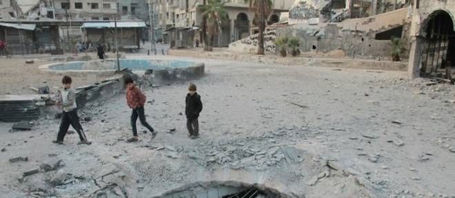 Syrie: un depot d'aides alimentaires bombarde dans une localite rebelle