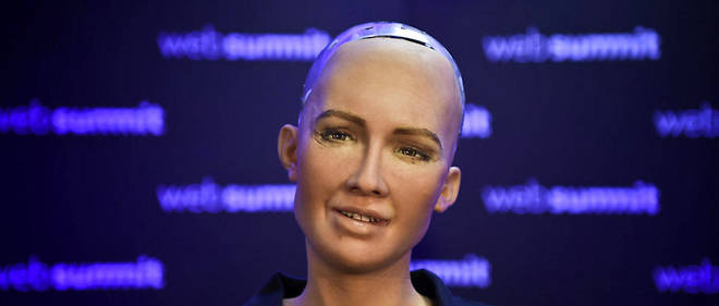 Le robot humanoide Sophia a ete construit par l'entreprise Hanson Robotics, basee a Hong Kong.