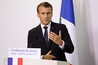 Emmanuel Macron est à l'Élysée depuis bientôt 200 jours. ©LUDOVIC MARIN