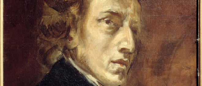 Fr&#233;d&#233;ric Chopin peint par Delacroix.