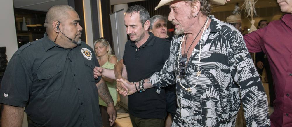 FRANCE-OVERSEAS-NEW-CALEDONIA-MUSIC-HALLYDAY © FRED PAYET FRED PAYET / AFP