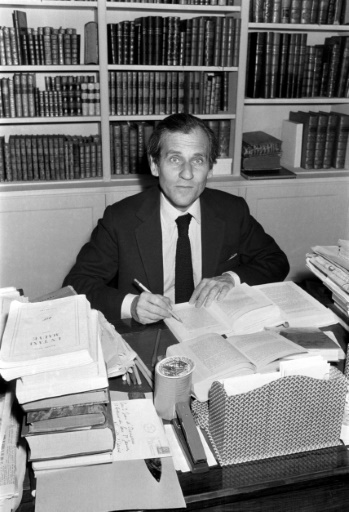 L'écrivain Jean d'Ormesson, le 18 octobre 1973 à Paris © ARCHIVE AFP/Archives