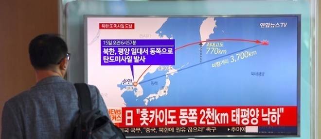 Inquietude pour le transport aerien apres le tir d'un missile nord-coreen