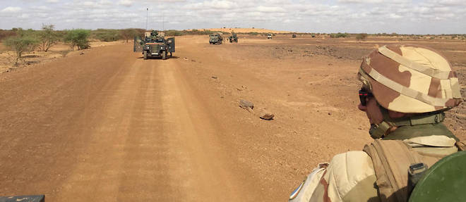 Vue de la force Barkhane au Mali.