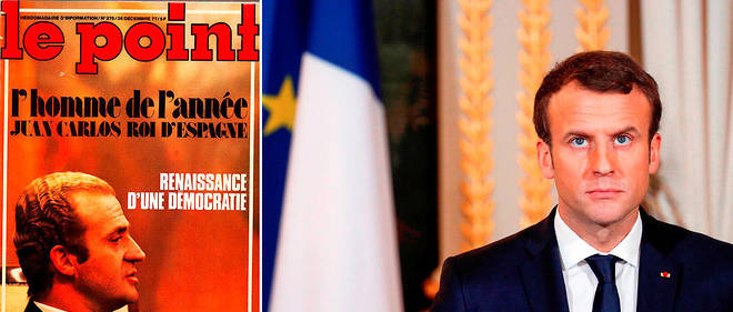 La couverture du Point 275 du 26 d&#233;cembre 1977, lorsque naissait Emmanuel Macron.