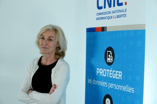 Isabelle Falque-Pierrotin, présidente de la CNIL, le 27 mars 2017 à Paris © ERIC PIERMONT AFP