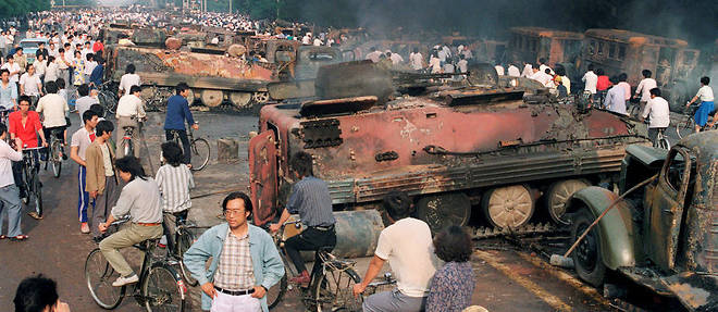 Selon une archive britannique, 10 000 personnes auraient ete tuees lors de la manifestation de la place Tian'anmen en 1989.