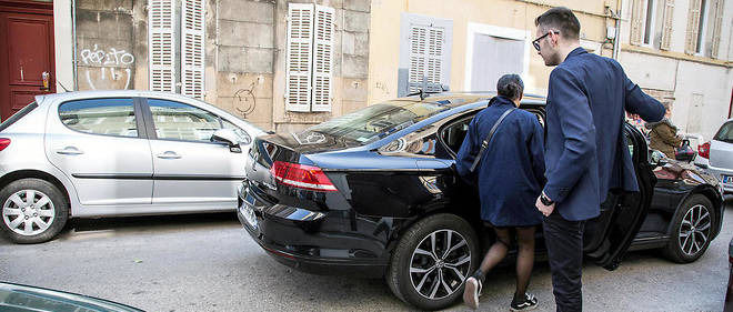 Un chauffeur VTC &#224; Marseille. L'examen mis en place en 2017 devrait r&#233;duire le nombre de professionnels.