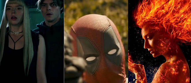 De gauche &#224; droite : Les Nouveaux Mutants, Deadpool et X-Men Dark Phoenix, les prochaines sorties de la licence super-h&#233;ro&#239;que de la Fox.