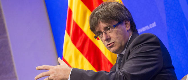 Carles Puigdemont doit participer lundi &#224; un d&#233;bat             &#224;  l'universit&#233; de Copenhague intitul&#233; &#171; La Catalogne et l'Europe &#224; la  crois&#233;e des chemins de la d&#233;mocratie&#160;? &#187;.