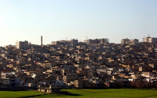 Une vue générale de la ville d'Afrine, en Syrie, le 30 janvier 2018 © DELIL SOULEIMAN AFP/Archives