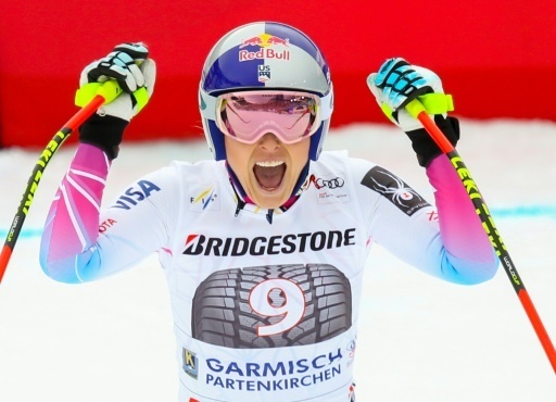 Ski: a une semaine des JO, Vonn fait le plein de records et de confiance