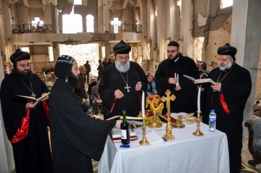 Syrie: premiere messe depuis 6 ans a l'eglise de Deir Ezzor