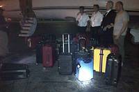 Lors de l'arrestation, le 19 mars 2013 sur le tarmac de l'aeroport de Punta Cana, les bagages des quatre Francais presents dans le jet prive du vol dit "Air Cocaine".