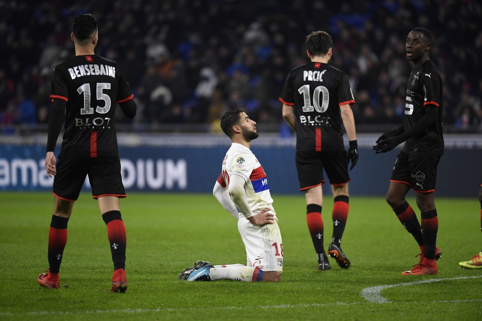 Football Ligue 1 Rennes Laisse Lyon à Larrêt Le Point