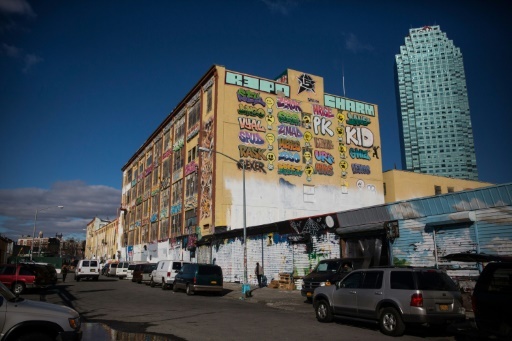Le bâtiment 5Pointz, considéré comme la "Mecque du graffiti", le 18 novembre 2013 à New York. © Andrew Burton GETTY IMAGES NORTH AMERICA/AFP/Archives