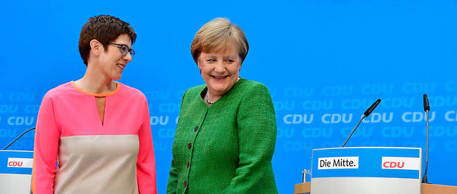 Angela Merkel a nomm&#233; Annegret Kramp-Karrenbauer au poste de secr&#233;taire g&#233;n&#233;rale de la CDU