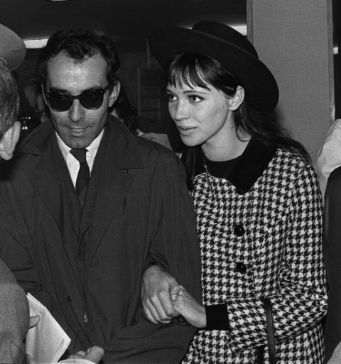 Anna Karina et Jean-Luc Godard, le 1er juin 1963 à Marrakech  © STR UPI/AFP