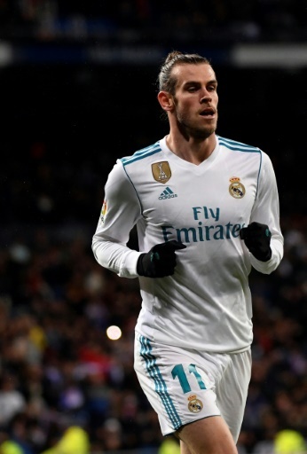Gareth Bale après avoir marqué pour le Real face à Getafe le 3 mars 2018 © PIERRE-PHILIPPE MARCOU AFP