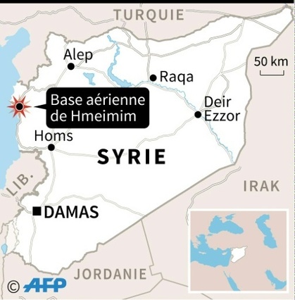 Syrie: un avion militaire russe s'ecrase, 32 morts