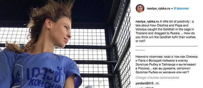 Anastasia Vachoukevitch, qui se pr&#233;sente sous le nom de Nastya Rybka sur Instagram, publie de nombreuses photos et vid&#233;os pour m&#233;diatiser son cas.