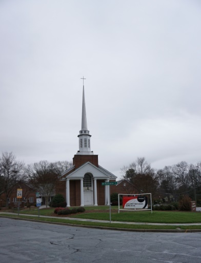 L'Eglise unifiée du Christ, un "sanctuaire" pour les immmigrés clandestins, le 12 février 2018 à Greensboro, en Caroline du Nord
 © Issam AHMED AFP