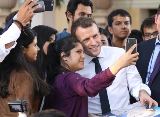 Emmanuel Macron se rend au coeur de l'Inde