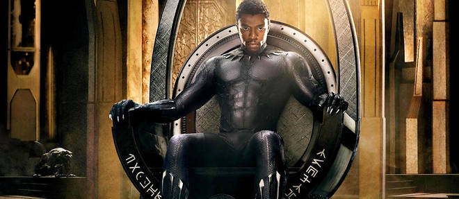 Chadwick Boseman, alias T'Challa, h&#233;ros de Black Panther.
