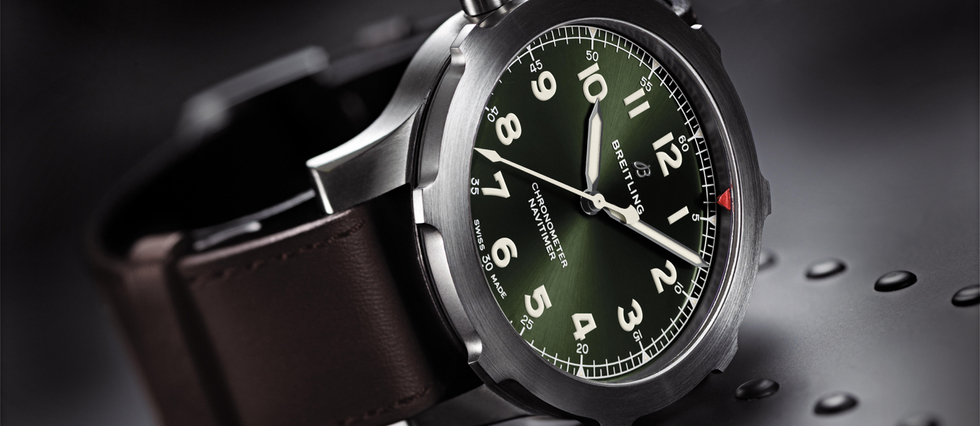 <p>Une montre de pilote surdimensionn&#233;e pour r&#233;affirmer la pr&#233;sence de Breitling dans l'univers a&#233;rien.&#160;</p>