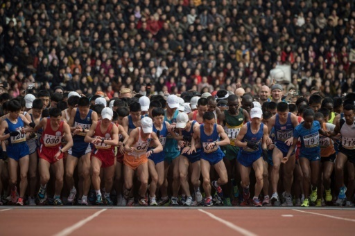 Au marathon de Pyongyang, la solitude des coureurs de fond etrangers