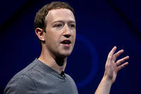  Mark Zuckerberg, patron fondateur de Facebook, traverse la plus grave crise de sa jeune carrière.  ©JUSTIN SULLIVAN