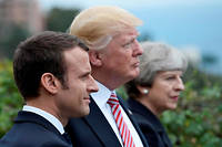  Le président français Emmanuel Macron, le président américain Donald Trump et la Première ministre Theresa May ont-ils trouvé une position commune concernant l'attitude à adopter en Syrie ? 