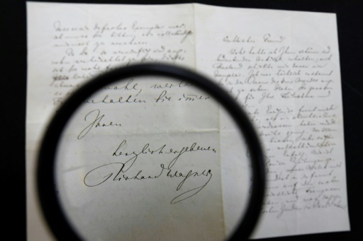 Une lettre antisemite de Wagner sera vendue aux encheres a Jerusalem